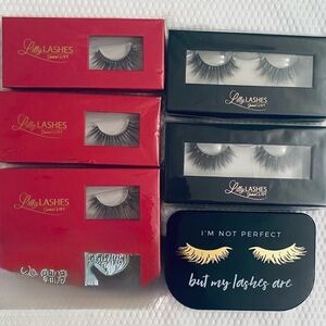 Lilly Lashes - 5 pairs + Free Holding Case